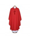 Embroidered chasuble red - Cross (79)