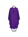 Embroidered chasuble purple - Cross (80)