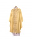 Chasuble with woven belt - light gold brocade (84)