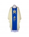 Chasuble mariale, ceinture brodée (129)