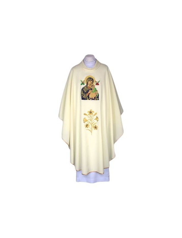 Marian chasuble with image of Our Lady of Perpetual Help (131)