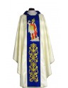 Embroidered chasuble, rosette - Archangel Michael of the Gargano Mountains (3)