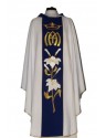 Marian chasuble with embroidered belt (69)