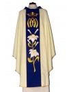 Marian chasuble with embroidered belt (69)