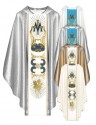 Marian chasuble with embroidered belt (71)