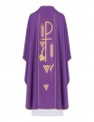 Chasuble embroidered with the symbol of the Chalice - purple (H3)