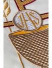 Embroidered chasuble with the symbol of the Chalice - ecru (H4)