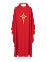 Messgewand bestickt mit dem Symbol des Kreuzes - rot (H2)