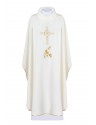 Mašni plašč z vezom simbola IHS - bež (H3)