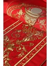 Chasuble embroidered with the symbol of the Eucharistic chalice - red (H12)
