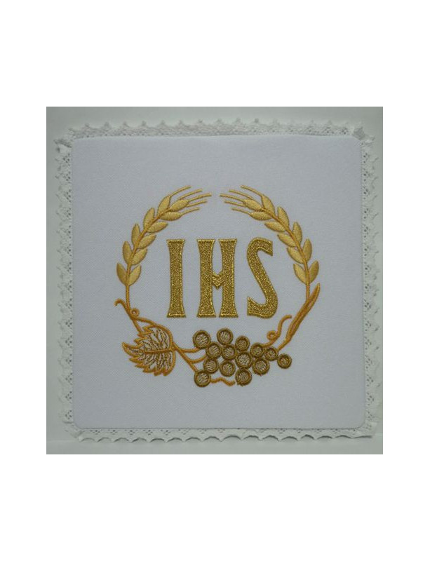 Palka kielichowa - haft IHS