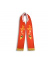 Embroidered priest's stole - red (18)