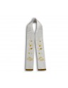Priest's stole with IHS - cream-colored