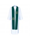 Alpha and Omega priest&#039;s stole - embroidered (4)
