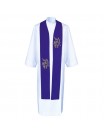 Alpha and Omega priest's stole - embroidered (4)