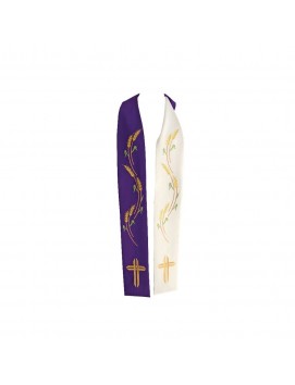 Estola de sacerdote dupla face - orelhas, cruz (1)