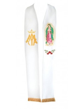 Embroidered stole - Our Lady of Guadeloupe