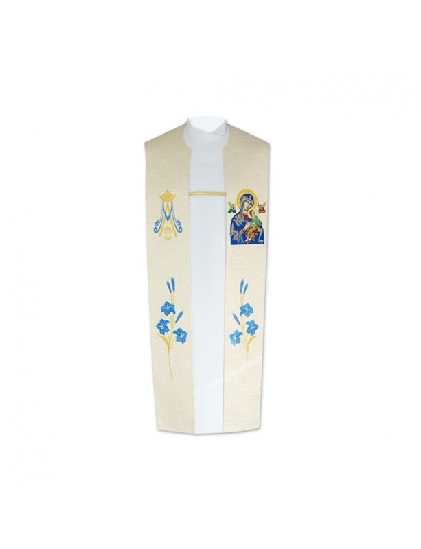 Estola bordada - Nuestra Señora del Perpetuo Socorro