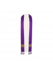 Priest's stole with tangs, jacquard (liturgical colors)