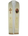 Embroidered stole with Cardinal Stefan Wyszynski (1)
