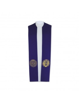 Double-sided stole Saint Benedict