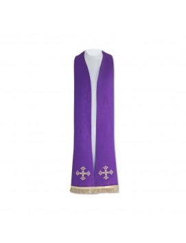 Roman priest's stole, purple (05)