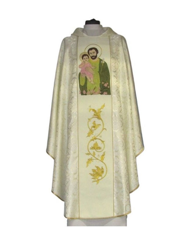 Ornat z wizerunkiem Świętego Józefa (rozeta)