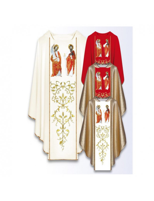 Gesticktes Messgewand - St. Peter und Paul