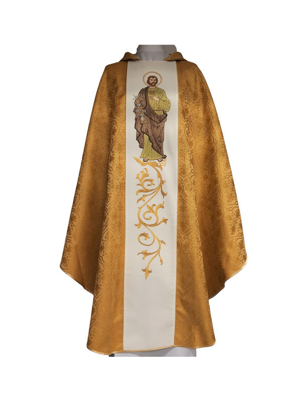 Casula ricamata con San Giuseppe - rosetta