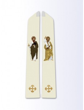 Étole à l'effigie de saint Pierre et saint Paul