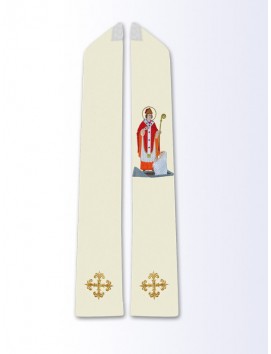 The stole with image of St. Stanislaus - bishop and martyr