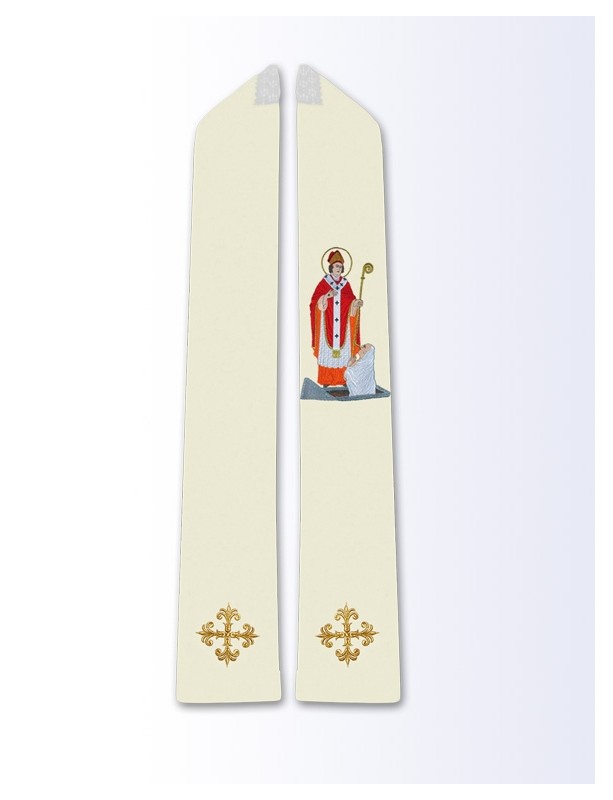 The stole with image of St. Stanislaus - bishop and martyr