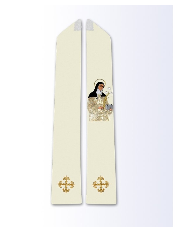 Stole with image of St. Catherine of Siena