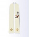 Stole with image of Our Lady of Lourdes