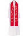 Alpha and Omega embroidered stole (2)
