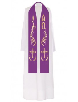 Estola bordada Alpha e Omega (3)