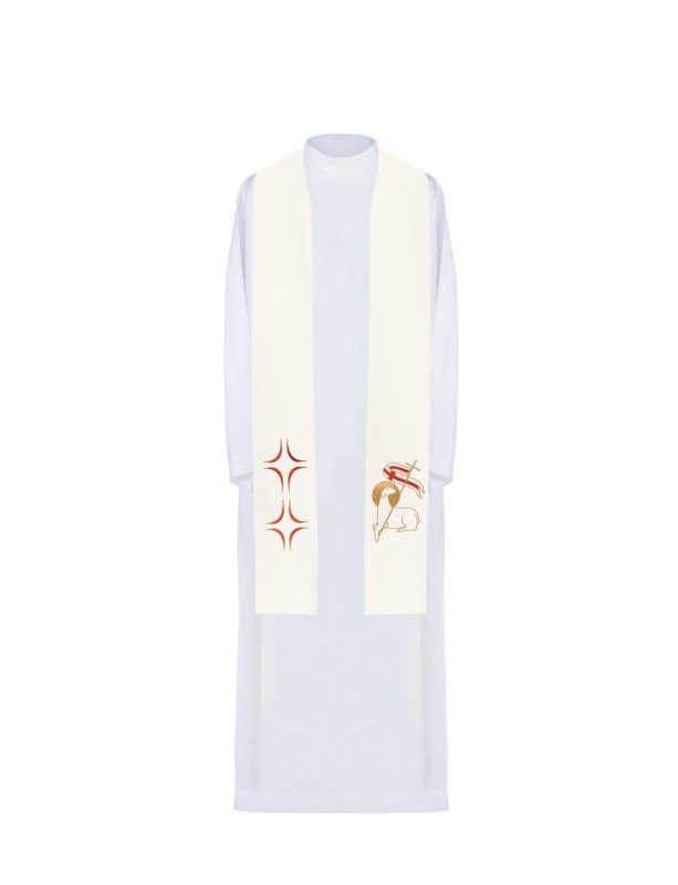 Easter priest's stole with the Lamb (4)