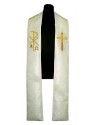 Embroidered stole - damask