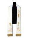 Embroidered priest's stole with IHS (95)