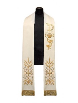Stuła haftowana eucharystyczna -Ryby