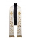 Embroidered stole - crosses, ears, roses (35)