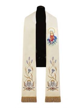 Estola bordada Coração da Mãe de Deus (38)