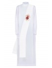 Deacon's stole with embroidered Heart of Jesus (4)