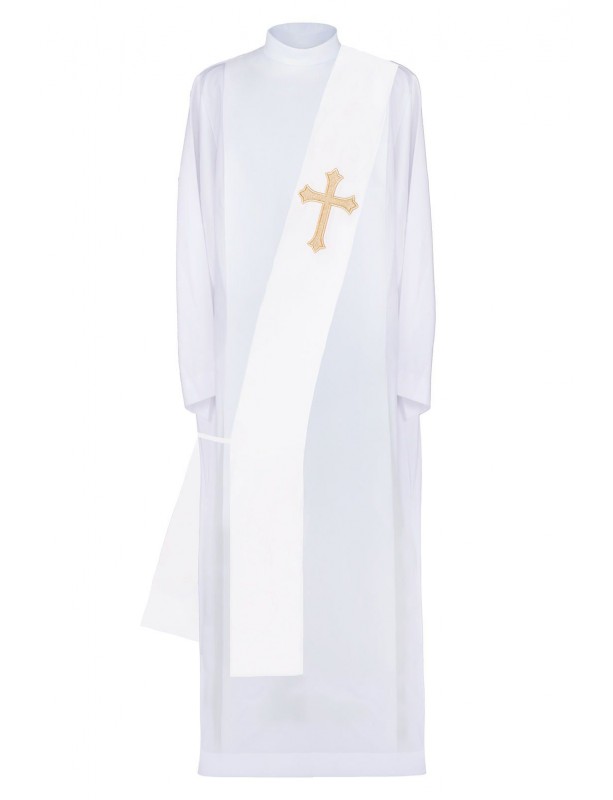 Stola des Diakons mit gesticktem Kreuz