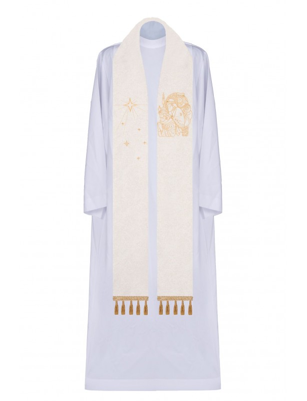 Embroidered stole - Three Kings