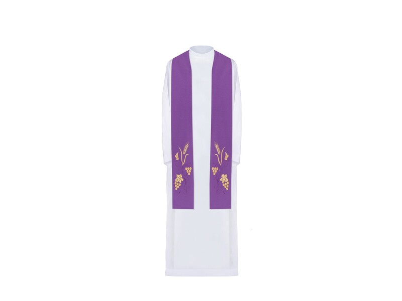 Vyšívaná štóla – liturgické farby (3)