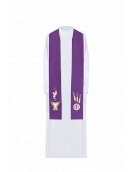 Embroidered stole - liturgical colors (9)