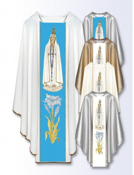 Marian chasuble Our Lady of Fatima