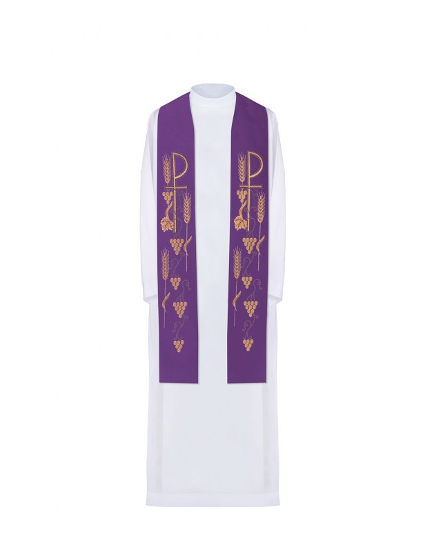 Embroidered stole - liturgical colors (27)