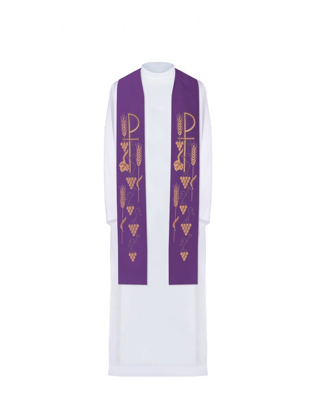 Stolă brodată - culori liturgice (27)